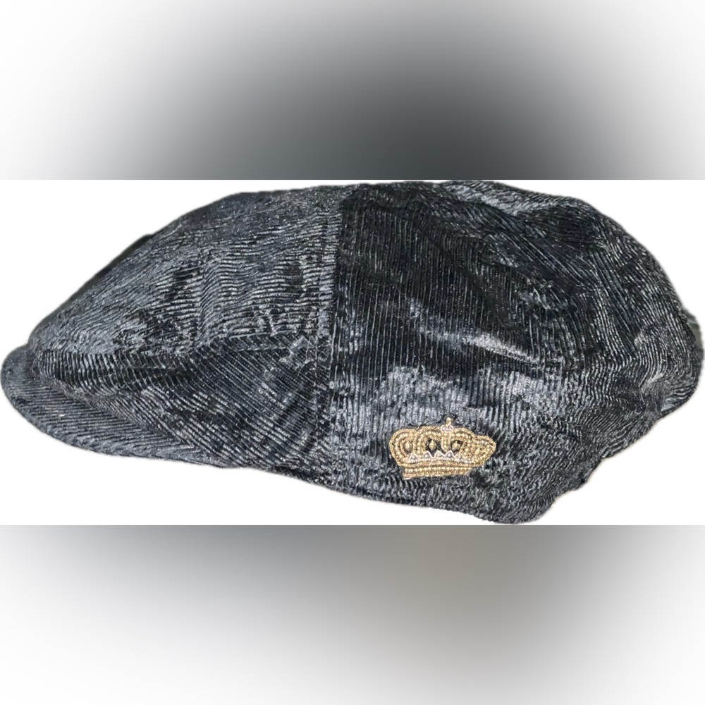 Dolce & Gabbana Black Newsboy Cap